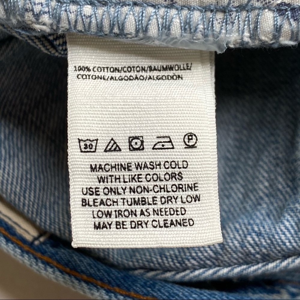 FREE PEOPLE Sophia Waves distressed jean shorts 24 - Picture 7 of 8